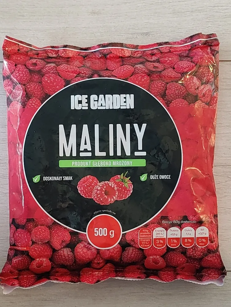 Maliny Mrożone
