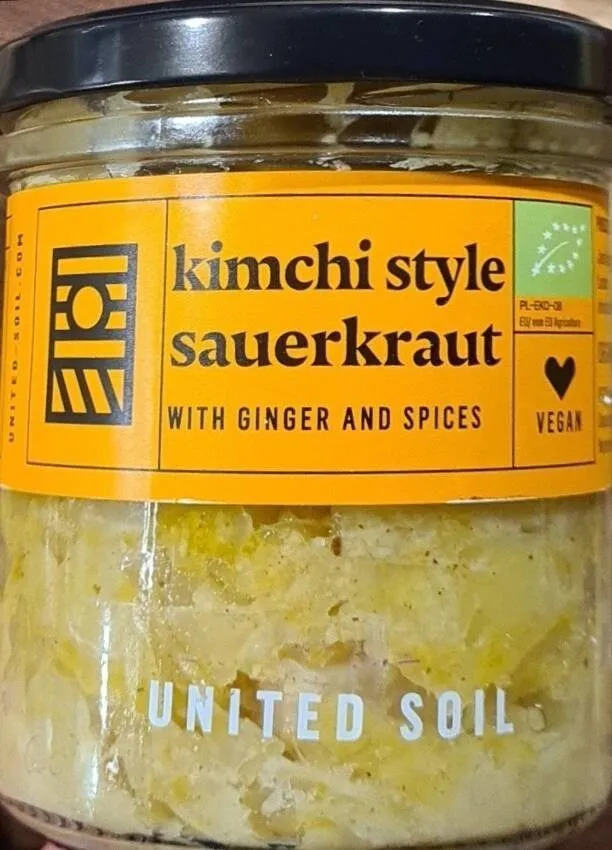 Kimchi Style Sauerkraut with Ginger and Spices