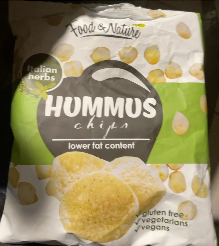 Hummus chips- italian herbs