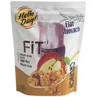 Hello Day! Fit Crunchy Cereals Oats With Wheat Bran Squares Raisins and Apples 225 G