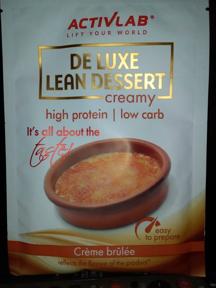 Préparation pour dessert crème brûlée