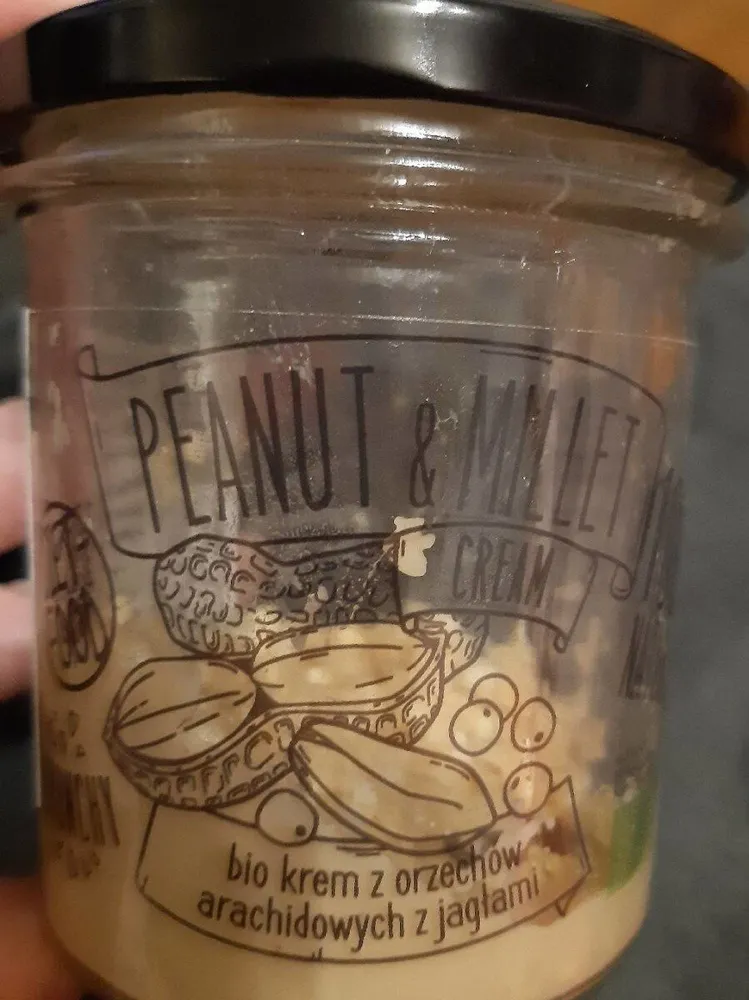Peanut and millet cream