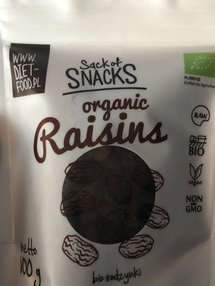 Raisins organic