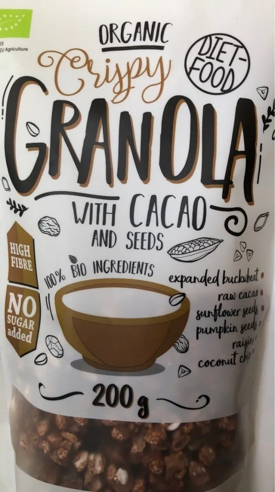 Organic crispy granola