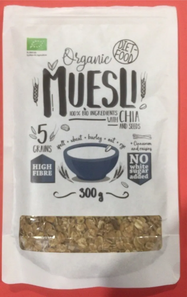 Organic Muesli Bio with chia and seeds