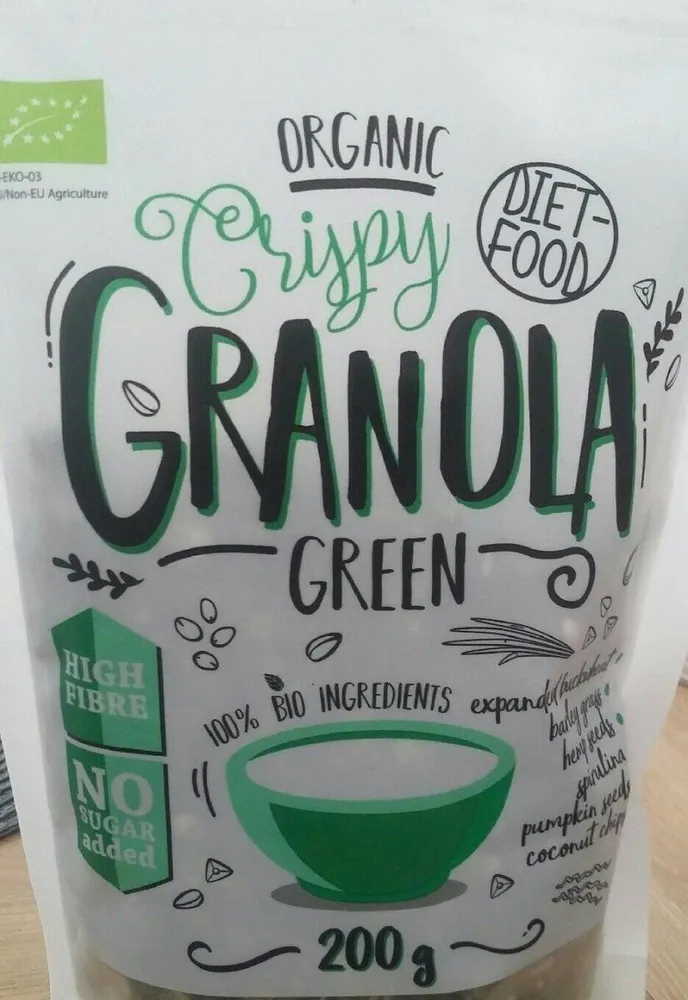 Organic Crispy Granola Green