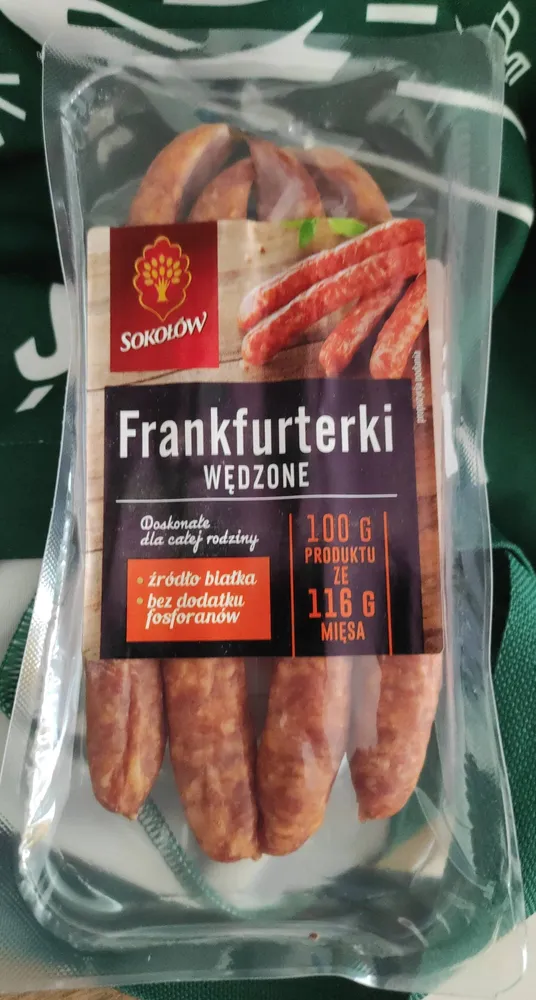 Frankfurterki wędzone