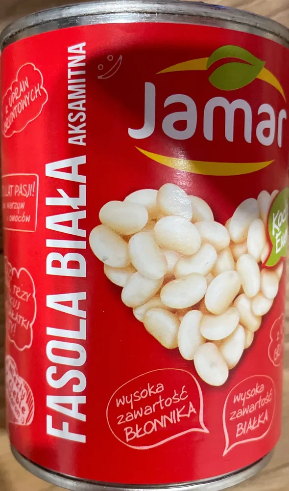 Fasola biała aksamitna