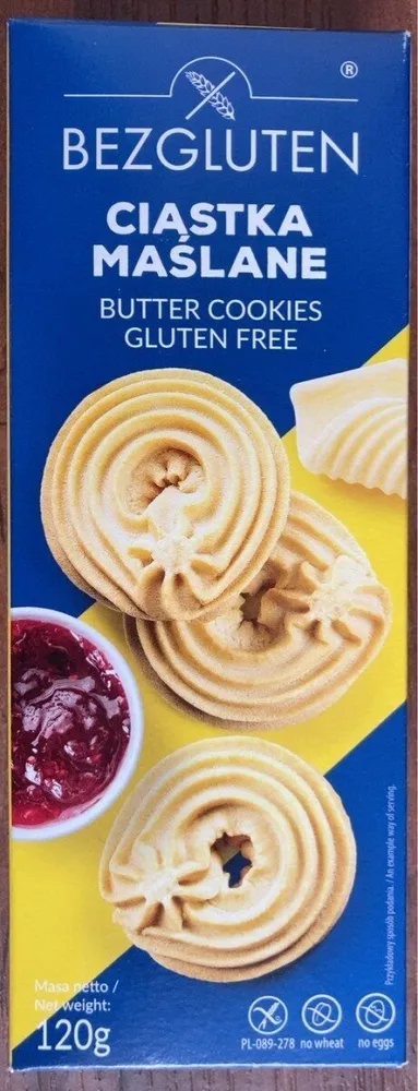 Butter cookies Gluten free