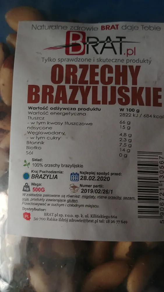 Orzechy brazylijskie