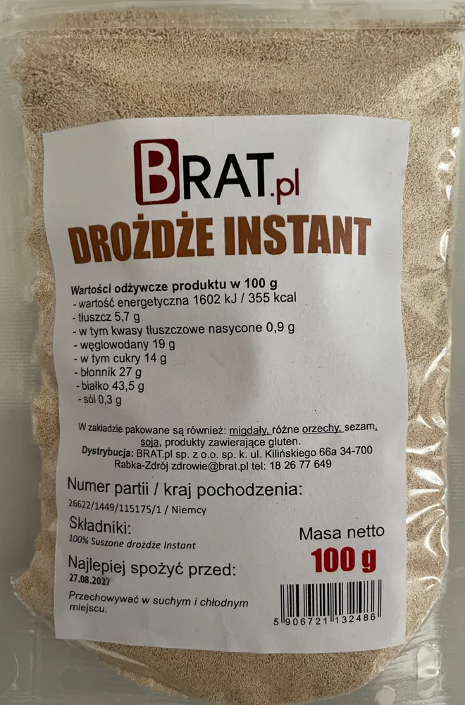 Drożdże instant