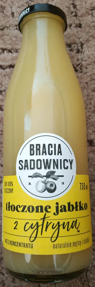 Tłoczone Jabłko z cytryną