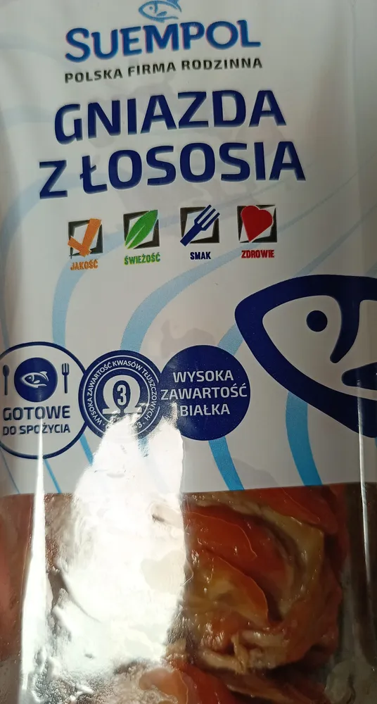 Gniazda z łososia