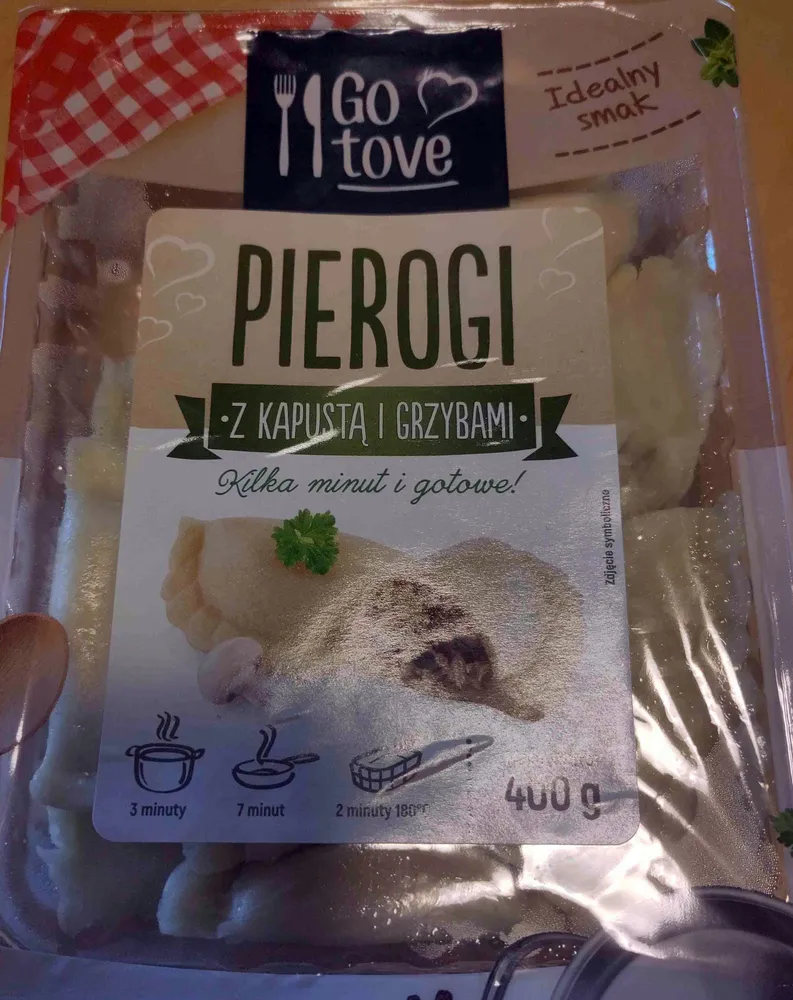 Pierogi z kapustą i grzybami