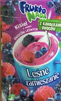 Kisiel o smaku owoców leśnych z kawałkami owoców