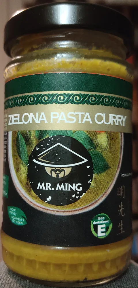 Zielona pasta curry