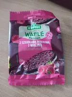 Wafle Ryzowe Z Czekoladą Deserową I Maliną