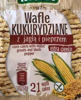 Corn cakes with millet groats and pepper