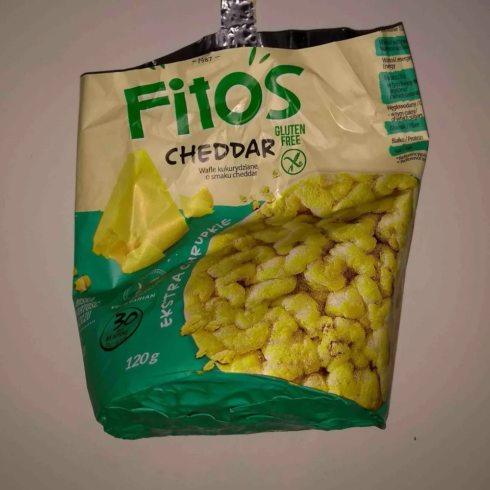Fitos cheddar - wafle kukurydziane o smaku cheddar