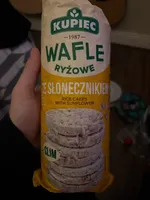 Rice cakes with sunflower