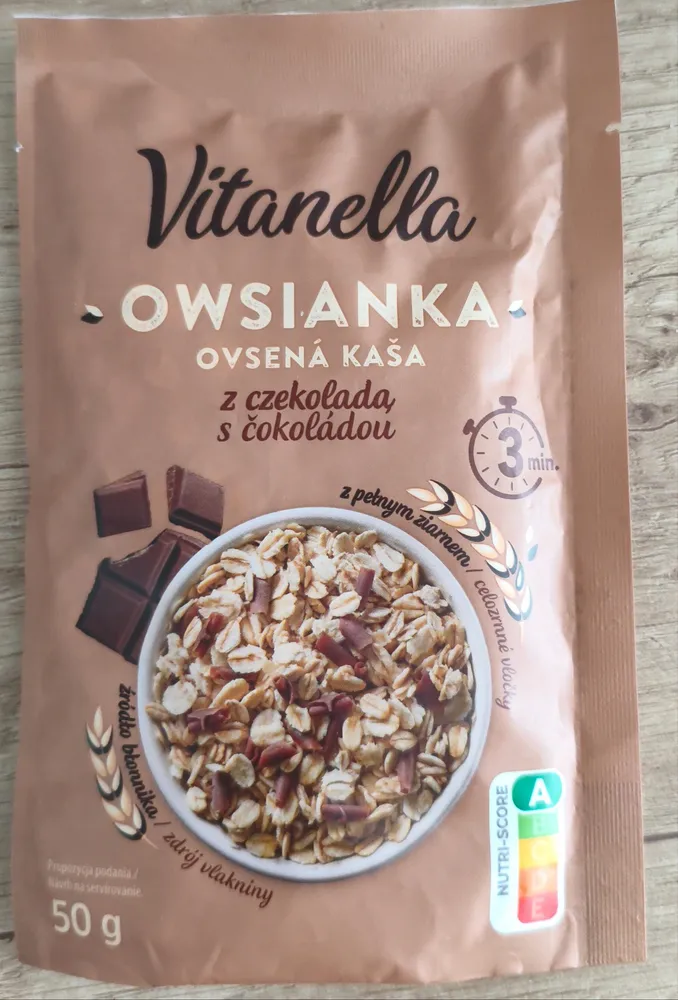 Owsianka z czekoladą