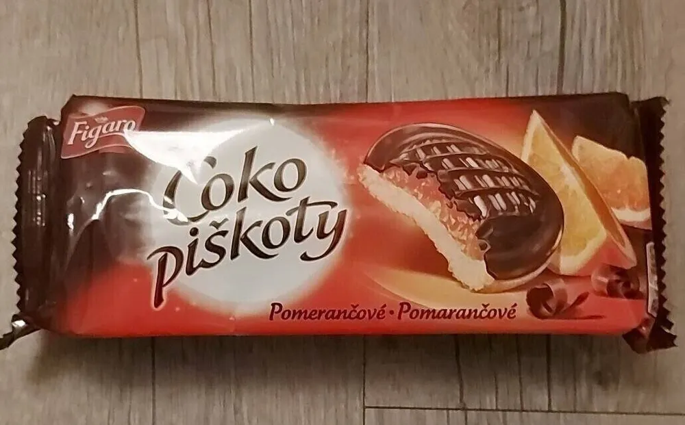 Čoko piškoty pomeranč