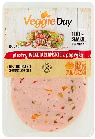 plastry WEGETARIAŃSKIE z papryką