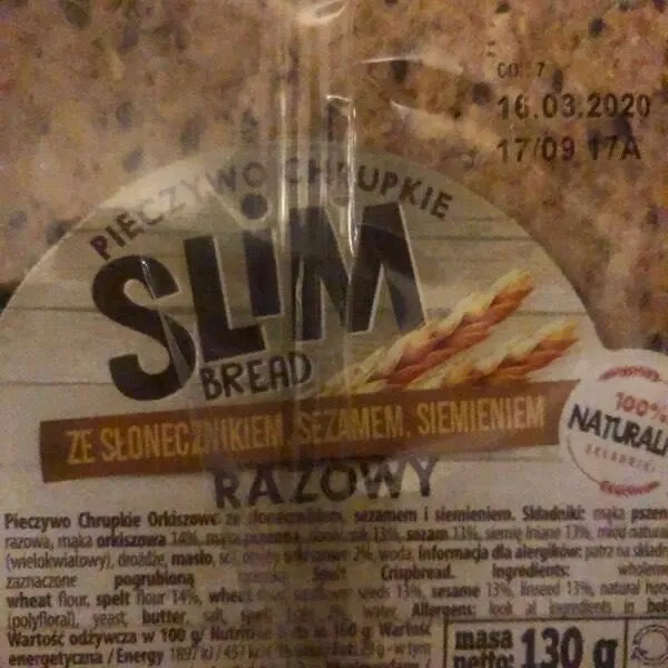 Slim bread