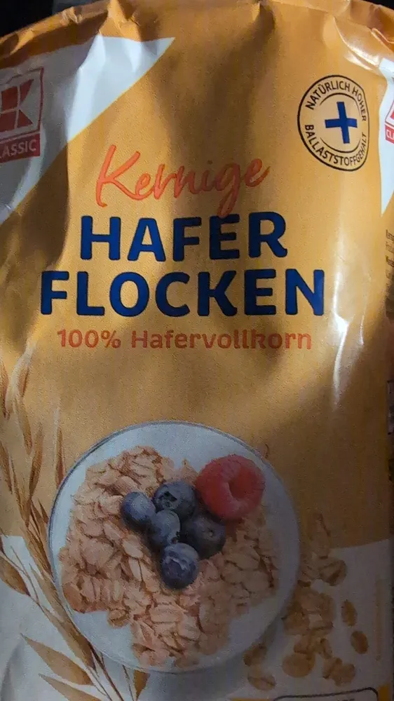 Haferflocken kernig