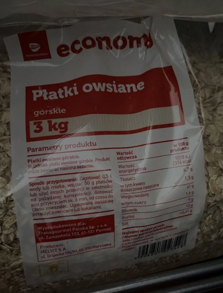 Płatki Owsiane Górskie