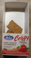 Crispy con tomate y albahaca