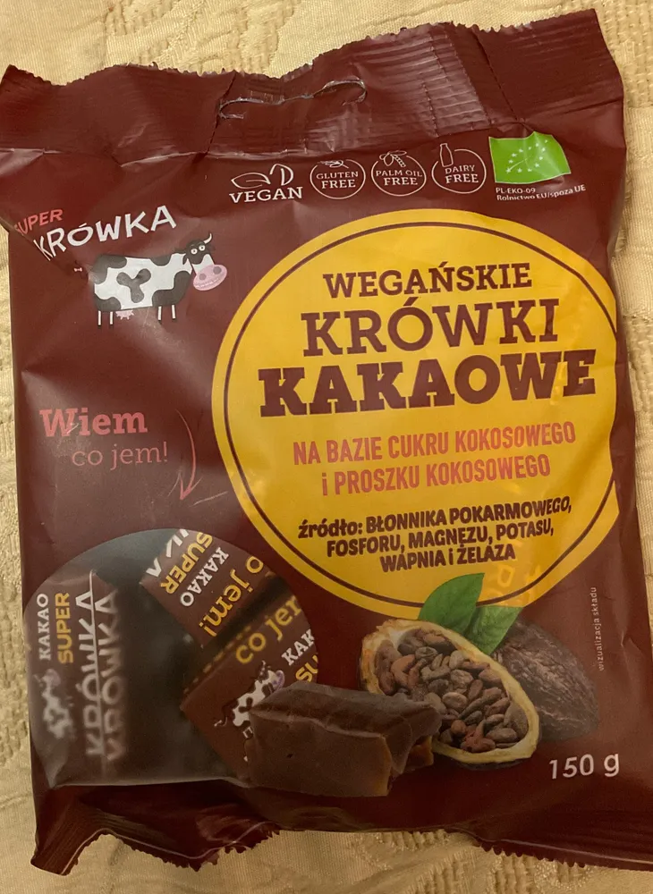 Wegańskie Krówki Kakaowe
