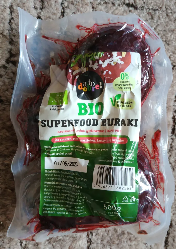 Bio superfood buraki