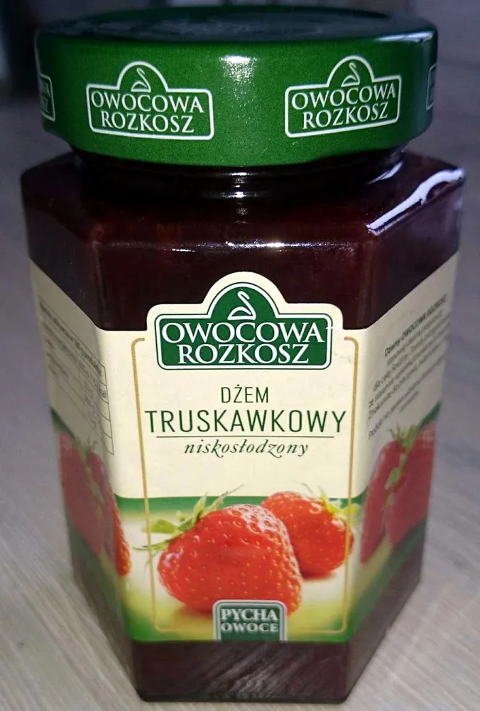 Dżem truskawkowy niskosłodzony