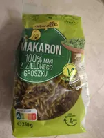 Makaron z zielonego groszku