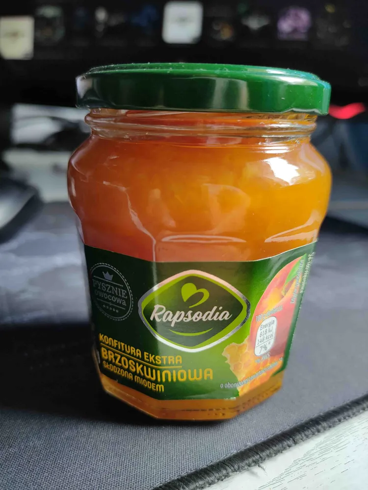 Konfitura extra brzoskwiniowa