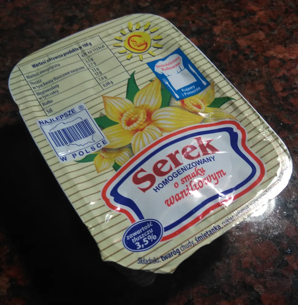 Serek homogenizowany o smaku waniliowym