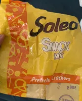 Snack Mix Pretzels and Crackers With Salt