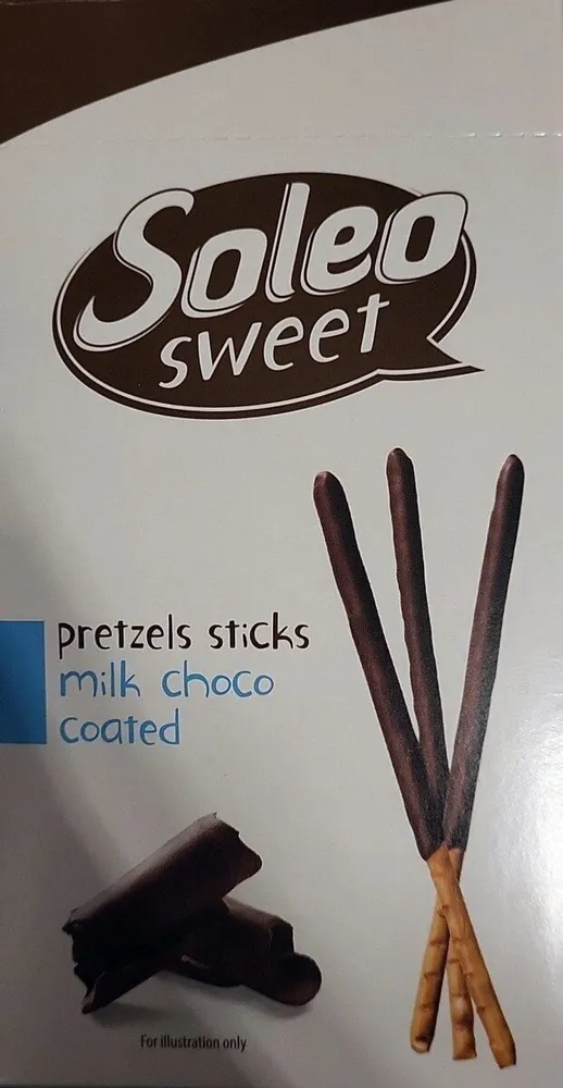 Pretzels sticks milk choco coated