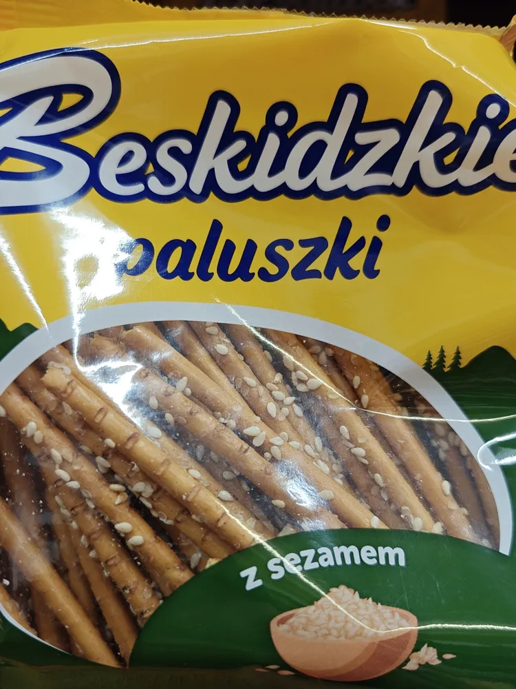 Paluszki zsezamem