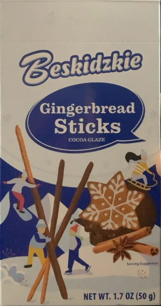 Beskidzkie Gingerbread Sticks Cocoa Glaze