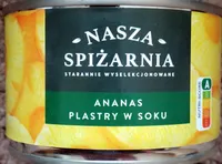 Ananas plastry w soku