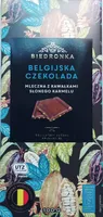 Belgijska czekolada mleczna z kawałkami słonego karmelu