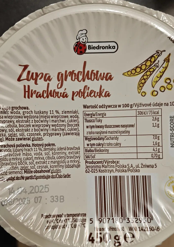 Zupa Grochowa
