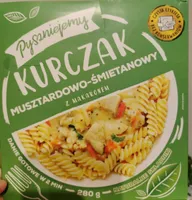 Creamy mustard chicken with pasta