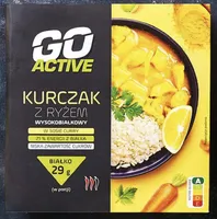 Kurczak w Sosie Curry z Ryżem i Warzywami