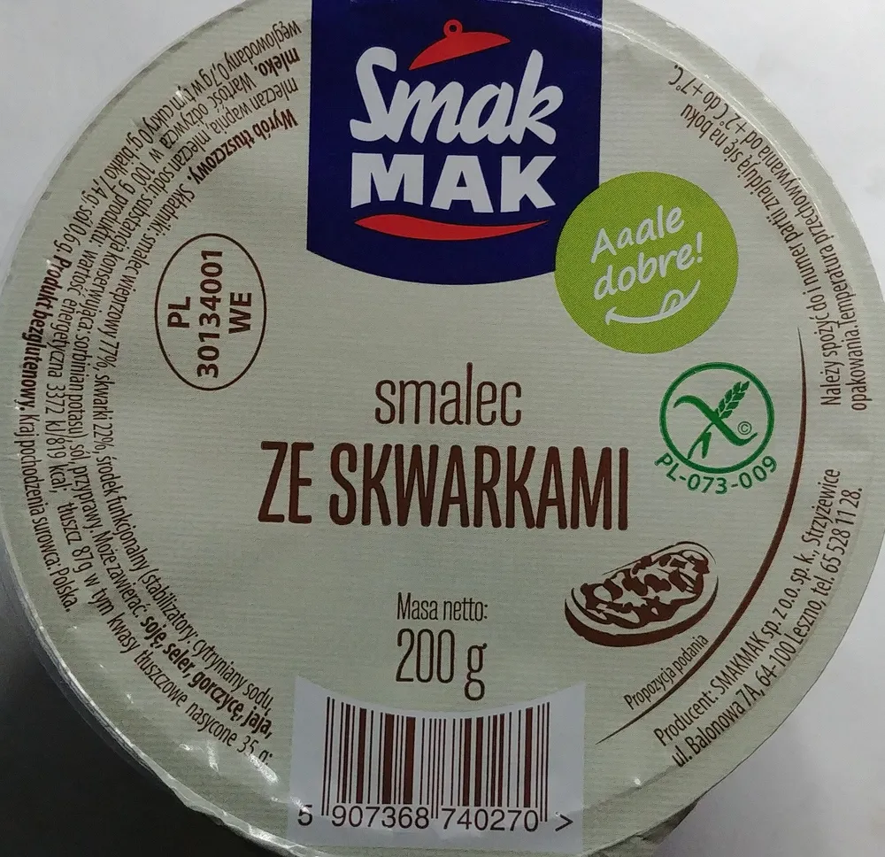 Smalec ze skwarkami