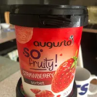 Strawberry sorbet