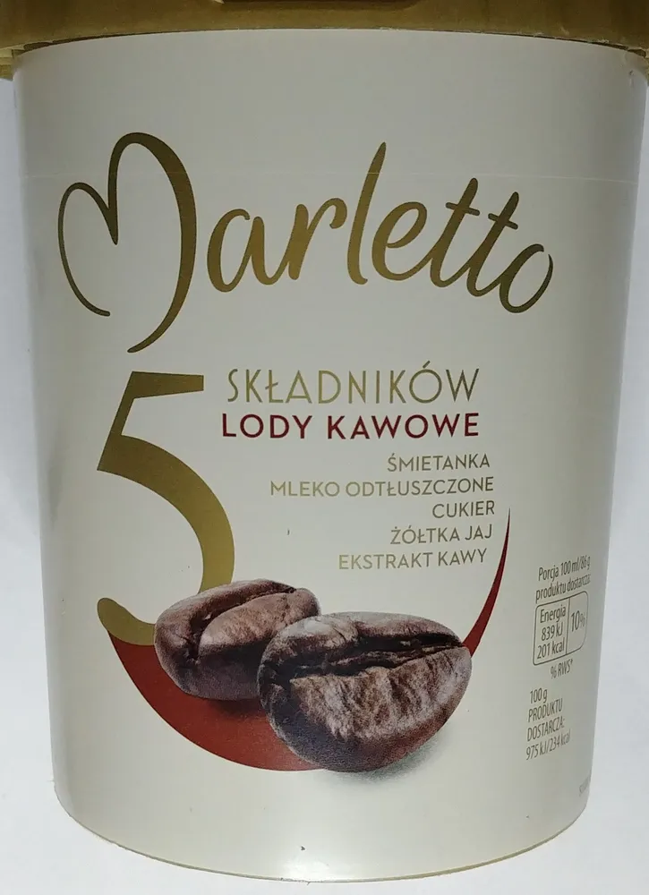 Lody kawowe