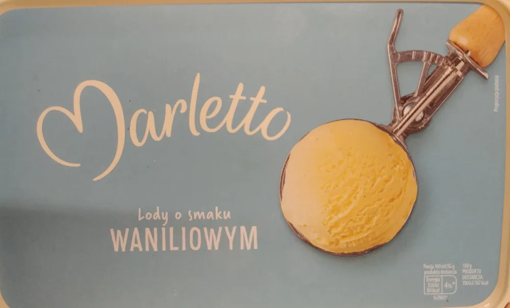Lody o smaku waniliowym
